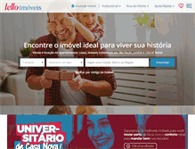 Tablet Screenshot of lelloimoveis.com.br